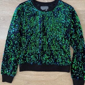 Anthropologie sequined top